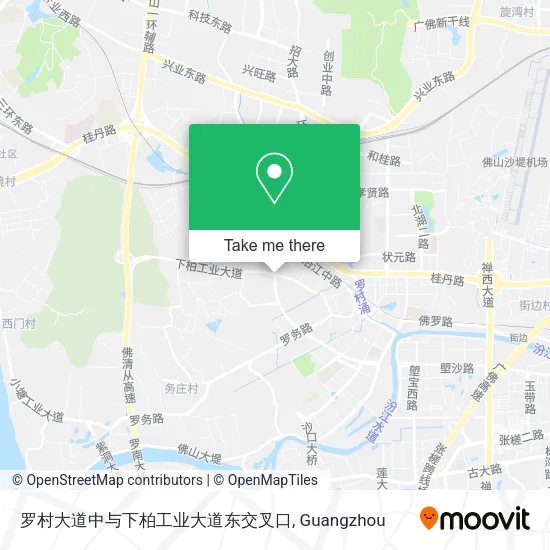 罗村大道中与下柏工业大道东交叉口 map