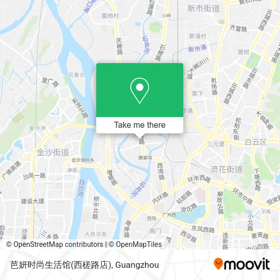 芭妍时尚生活馆(西槎路店) map