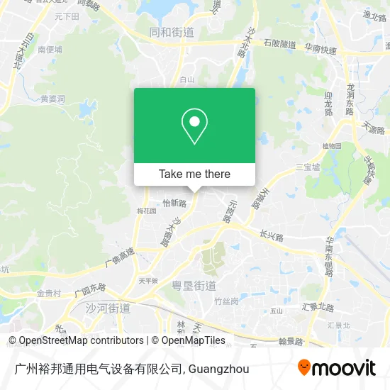广州裕邦通用电气设备有限公司 map