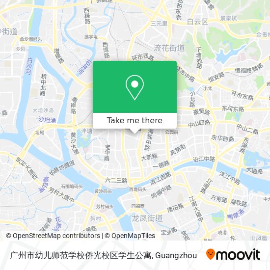 广州市幼儿师范学校侨光校区学生公寓 map