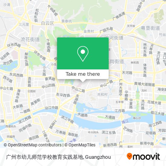 广州市幼儿师范学校教育实践基地 map