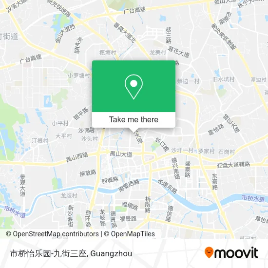 市桥怡乐园-九街三座 map