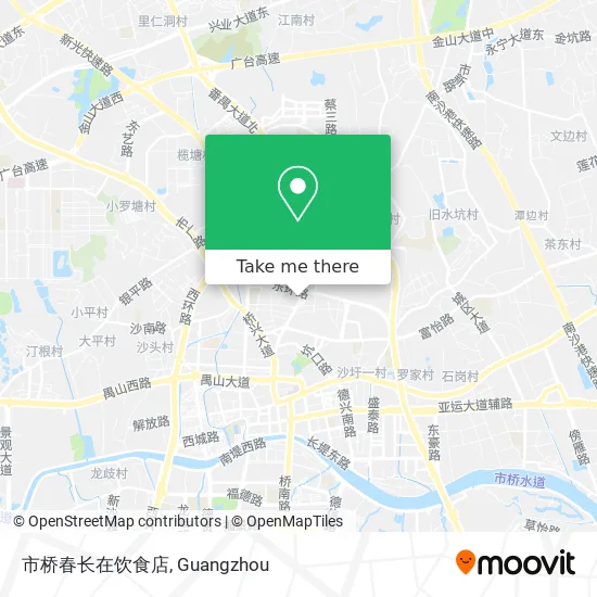 市桥春长在饮食店 map