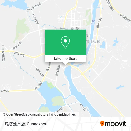 雁塔渔具店 map