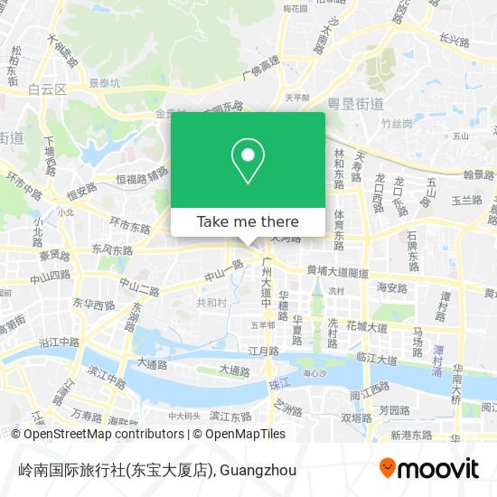 岭南国际旅行社(东宝大厦店) map
