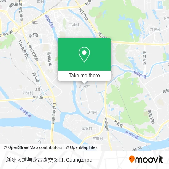新洲大道与龙古路交叉口 map
