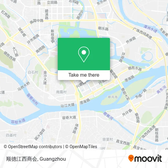 顺德江西商会 map