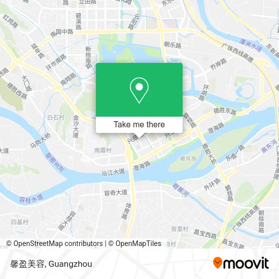 馨盈美容 map
