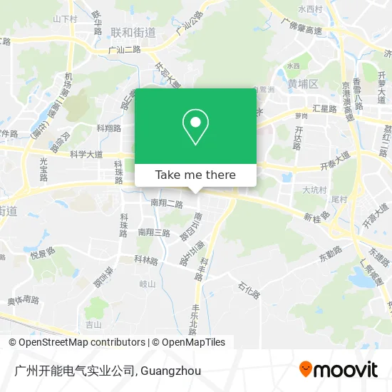 广州开能电气实业公司 map