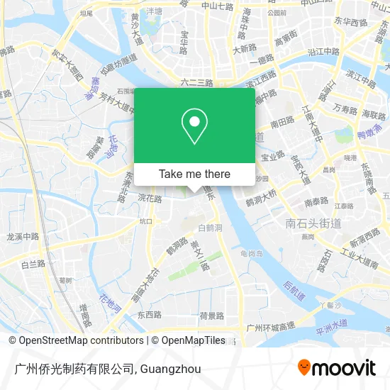 广州侨光制药有限公司 map
