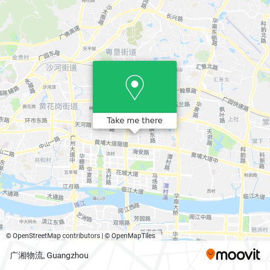广湘物流 map