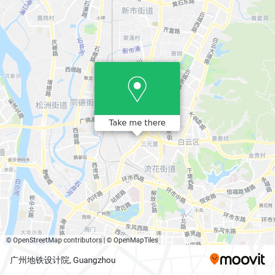 广州地铁设计院 map