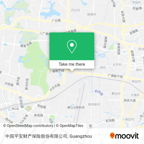 中国平安财产保险股份有限公司 map
