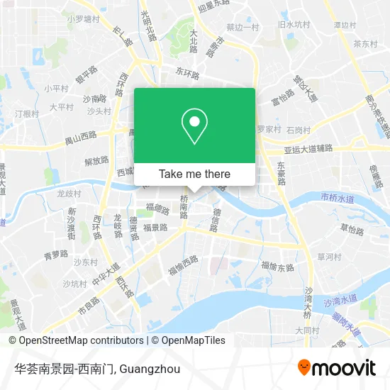 华荟南景园-西南门 map