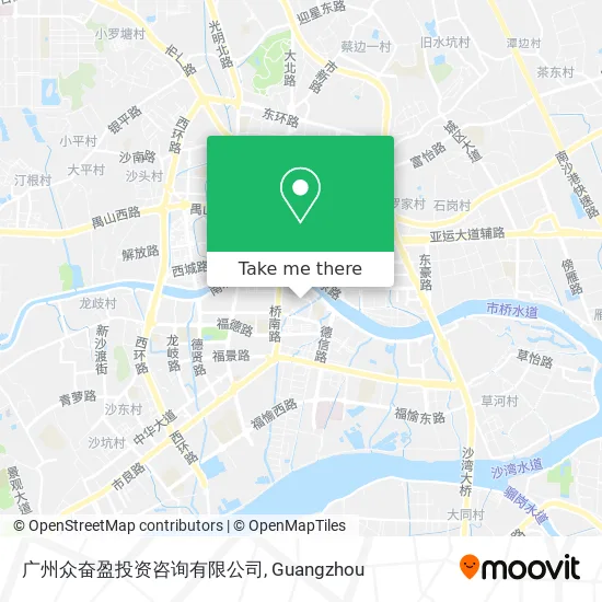 广州众奋盈投资咨询有限公司 map