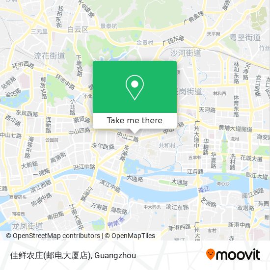 佳鲜农庄(邮电大厦店) map