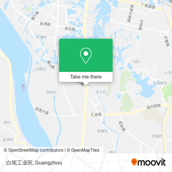 白坭工业区 map