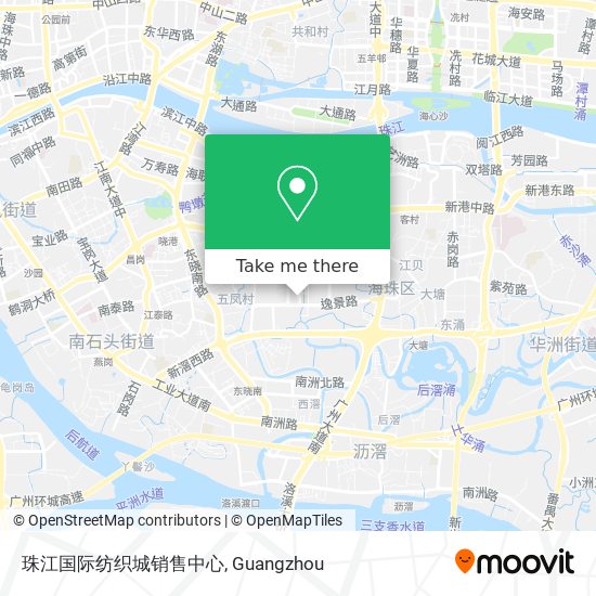 珠江国际纺织城销售中心 map