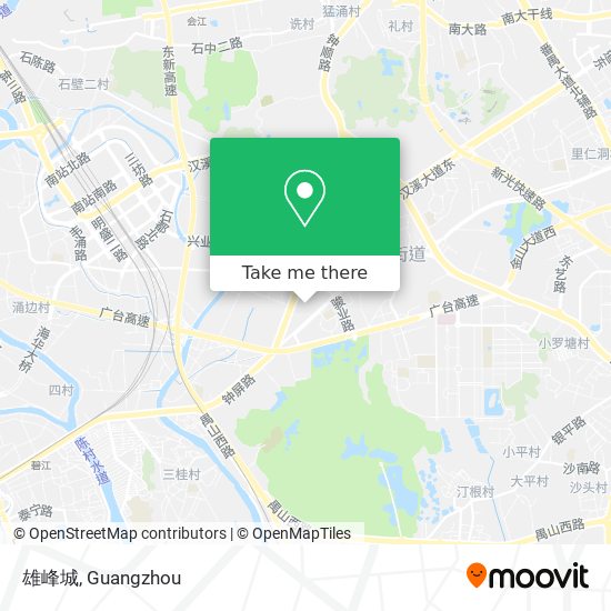 雄峰城 map