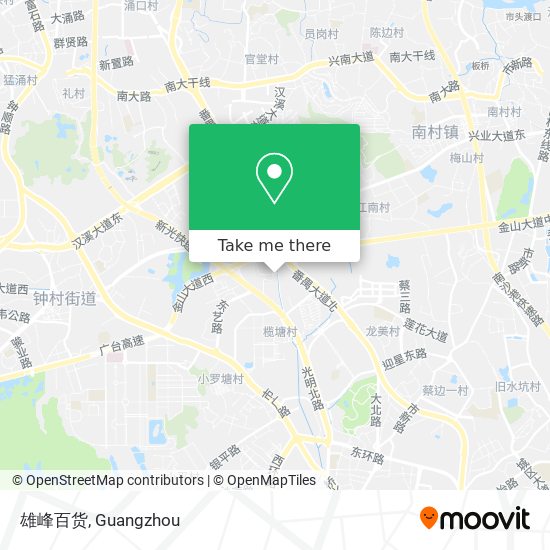雄峰百货 map