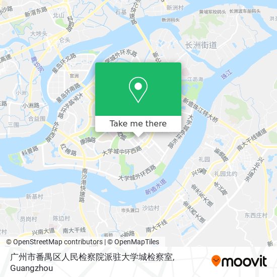 广州市番禺区人民检察院派驻大学城检察室 map