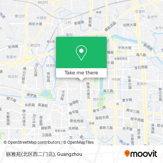 丽雅苑(北区西二门店) map