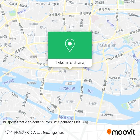 沥滘停车场-出入口 map