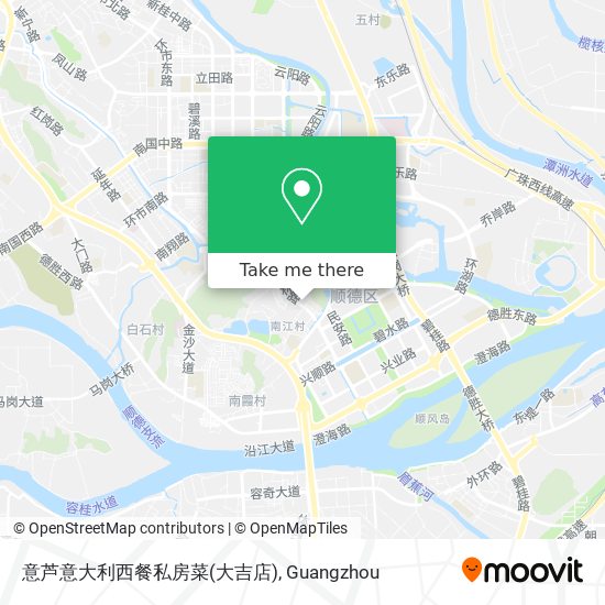 意芦意大利西餐私房菜(大吉店) map