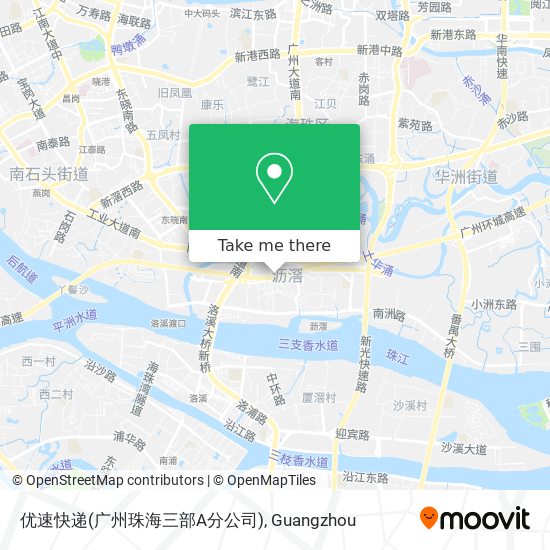 优速快递(广州珠海三部A分公司) map