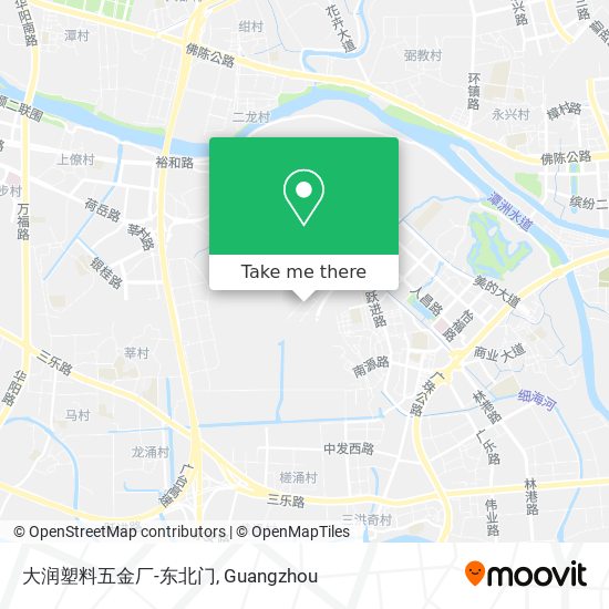 大润塑料五金厂-东北门 map