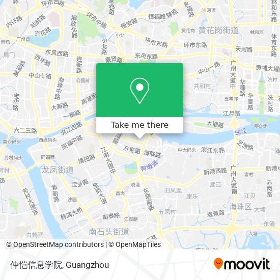 仲恺信息学院 map