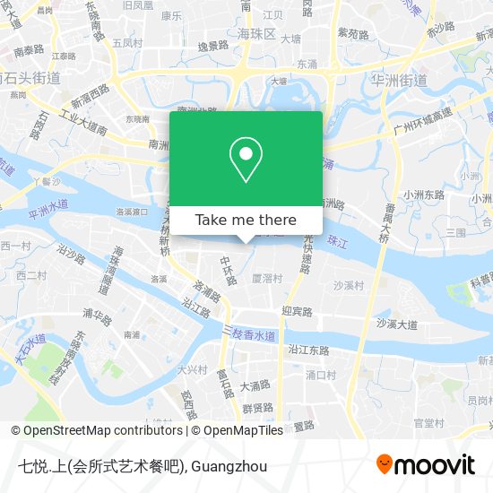 七悦.上(会所式艺术餐吧) map