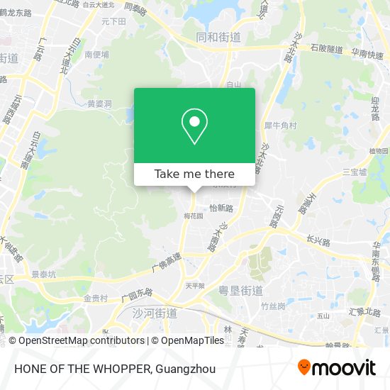 HONE OF THE WHOPPER map