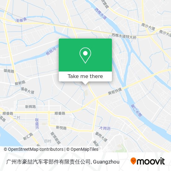 广州市豪喆汽车零部件有限责任公司 map
