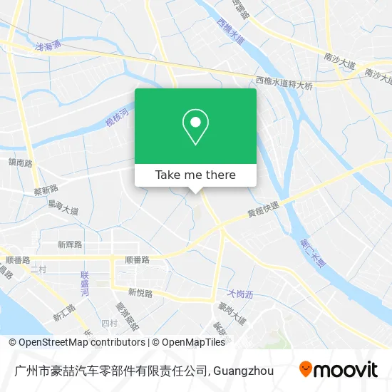 广州市豪喆汽车零部件有限责任公司 map