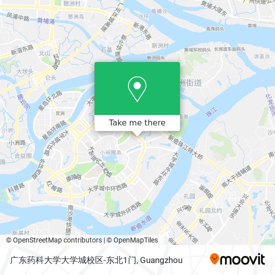 广东药科大学大学城校区-东北1门 map