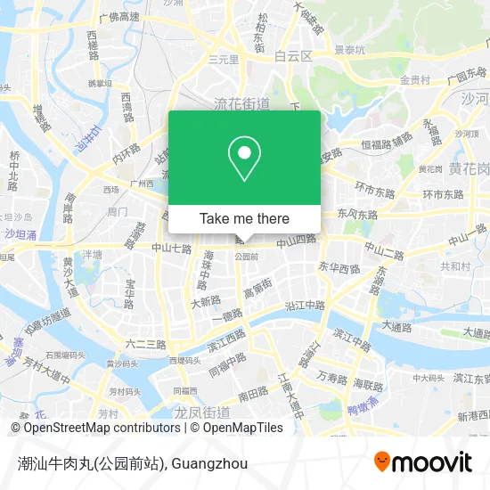 潮汕牛肉丸(公园前站) map
