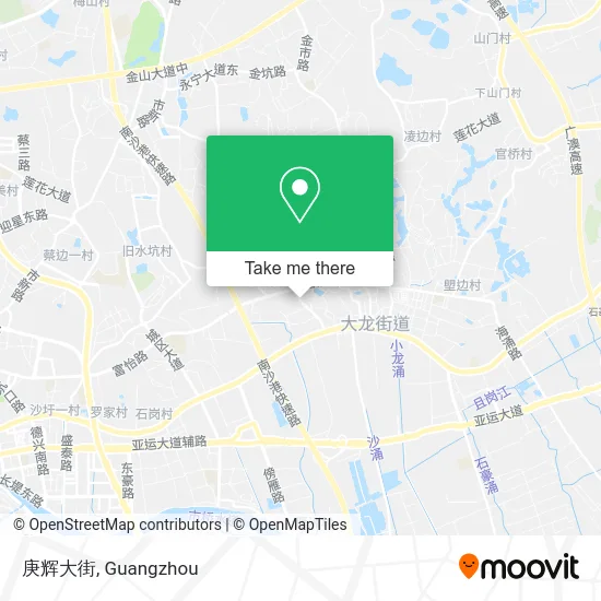 庚辉大街 map
