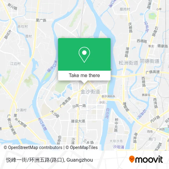 悦峰一街/环洲五路(路口) map