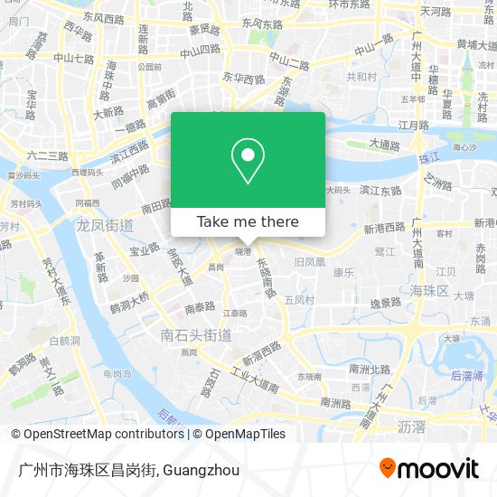 广州市海珠区昌岗街 map