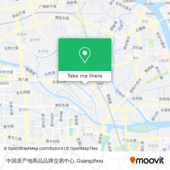 中国原产地商品品牌交易中心 map