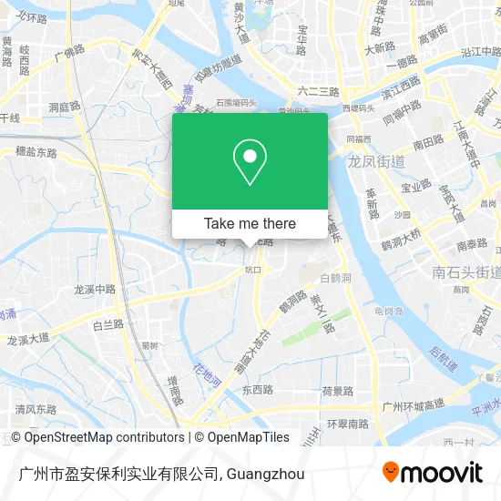 广州市盈安保利实业有限公司 map