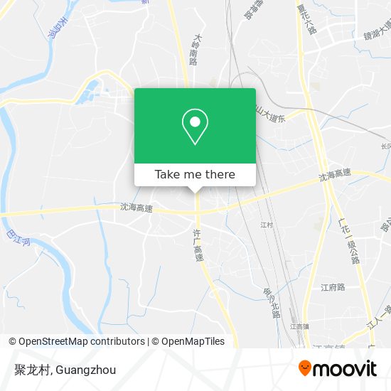 聚龙村 map