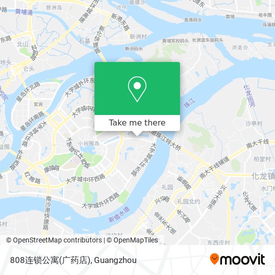 808连锁公寓(广药店) map