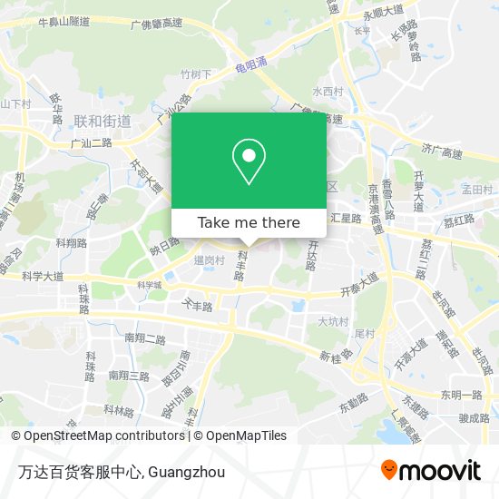 万达百货客服中心 map