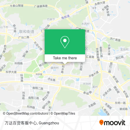 万达百货客服中心 map