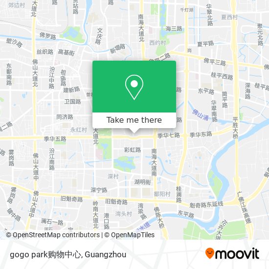 gogo park购物中心 map