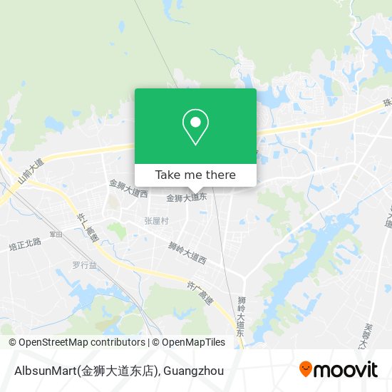 AlbsunMart(金狮大道东店) map