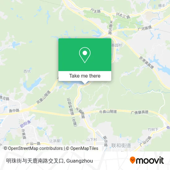 明珠街与天鹿南路交叉口 map