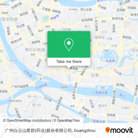 广州白云山星群(药业)股份有限公司 map